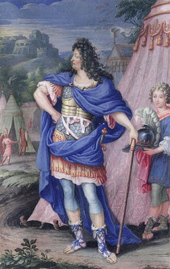 Portrait of Louis XIV (1638) King of France a Scuola Francese