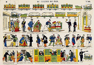 Rail Travel, c.1850 a Scuola Francese