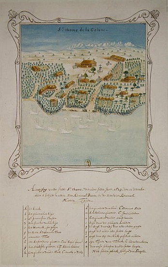 Siege of ''Saint Thomas de la Goiane'', in the Antilles, 11th December 1629 a Scuola Francese