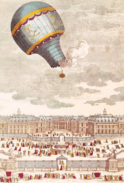 The Ballooning Experiment at the Chateau de Versailles, 19th September a Scuola Francese