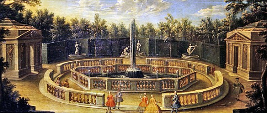 The Bosquet des Domes at Versailles a Scuola Francese