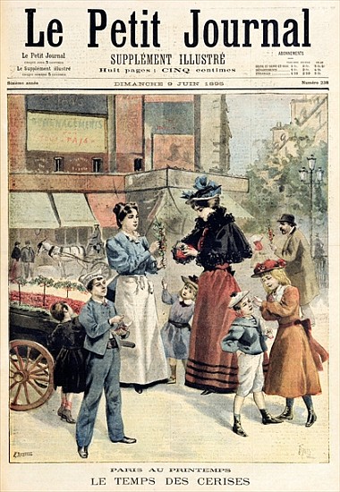 The Cherry Season, from ''Le Petit Journal'', 9th June 1895 a Scuola Francese