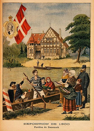 The Danish Pavilion at the Universal Exhibition of 1900, Paris, illustration from ''Le Petit Journal a Scuola Francese