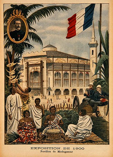 The Malagasy Pavilion at the Universal Exhibition of 1900, Paris, illustration from ''Le Petit Journ a Scuola Francese
