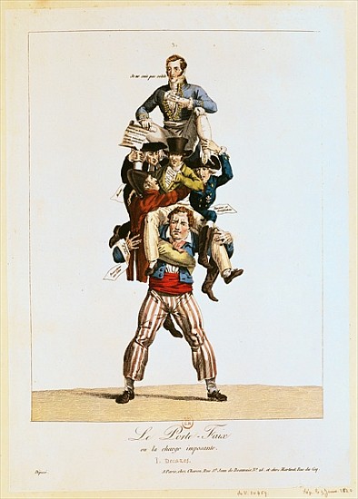 The Porter or, The Imposing Burden, c.1820 a Scuola Francese
