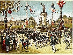 March-Past in the Place de la Republique, 14th July 1880