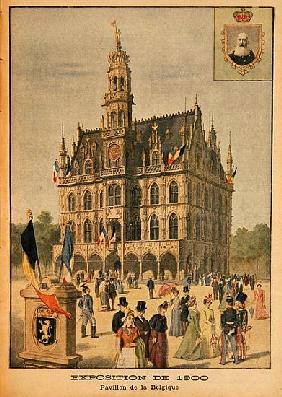 The Belgian Pavilion at the Universal Exhibition of 1900, Paris, illustration from ''Le Petit Journa