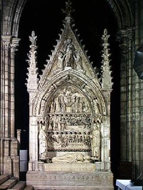 Tomb of Dagobert I (605-39) King of the Franks, restored by Adolphe Victore Geoffrey-Dechaume (1816-