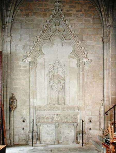 Tomb of Bishop Radulphe (d.1266) in the Radulphe Chapel a Scuola Francese