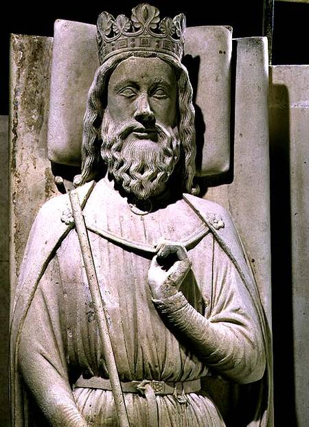 Tomb of Clovis I (465-511), King of the Franks a Scuola Francese
