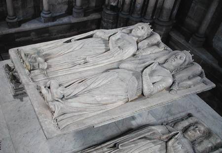 Tomb of Louis de France (d.1407) Duke of Orleans and his wife, Valentin Visconti (d.1408) Princess o a Scuola Francese