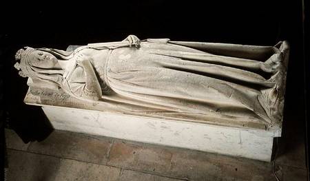 Tomb of Queen Berthe (726-83) a Scuola Francese