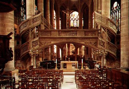 View of the rood-screen a Scuola Francese