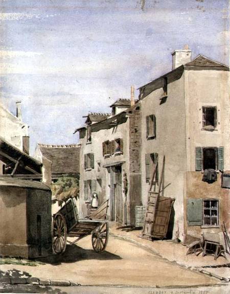 View of the Town of Clamart, France a Scuola Francese