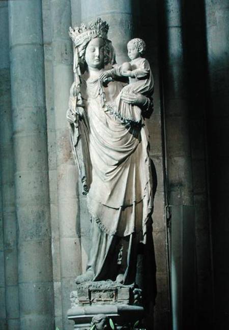 Virgin and Child, known as Notre-Dame de Paris a Scuola Francese