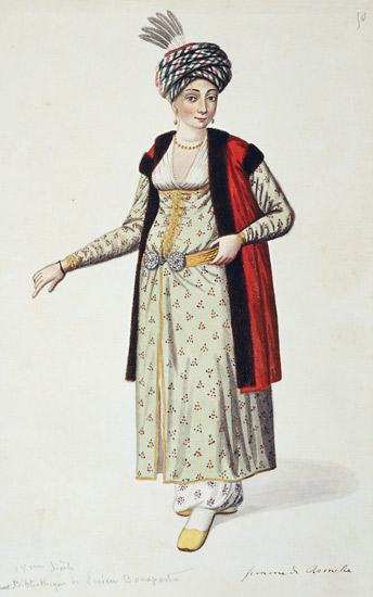 Woman from Rumelia, Ottoman period a Scuola Francese