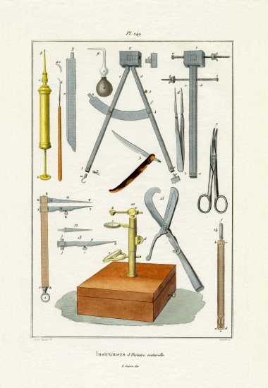Instruments a French School, (19th century)