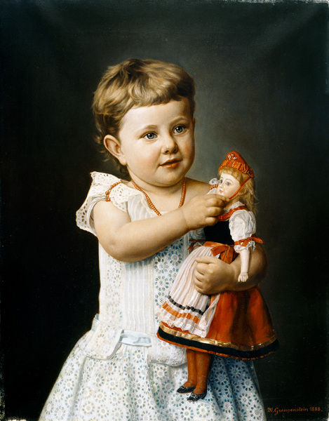 The Artist's Granddaughter, Olga Graupenstein a Friederich Wilhelm Graupenstein