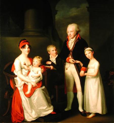 Marc Andre Souchay (1759-1814) and His Family a Friedrich Carl Groger