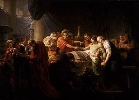 The Death of Germanicus a Friedrich Heinrich Füger