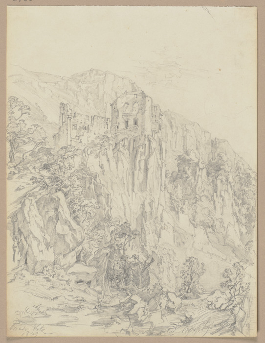 Kybach castle a Friedrich Metz