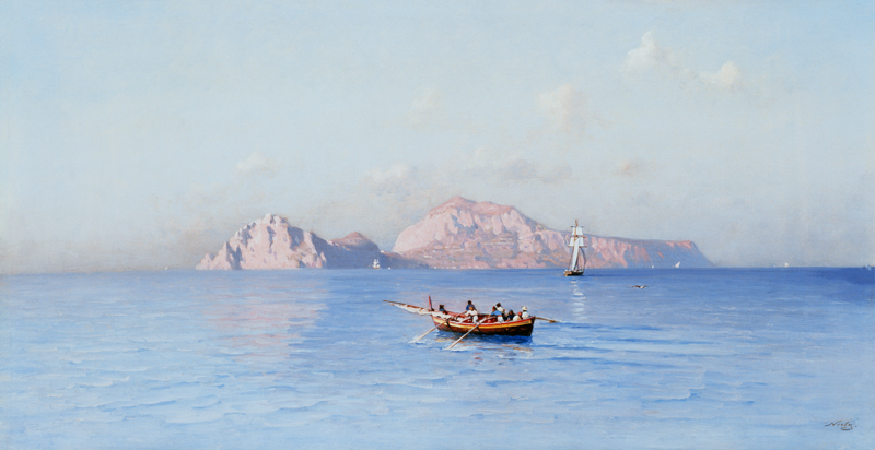Look on Capri of the northern side a Friedrich Nerly