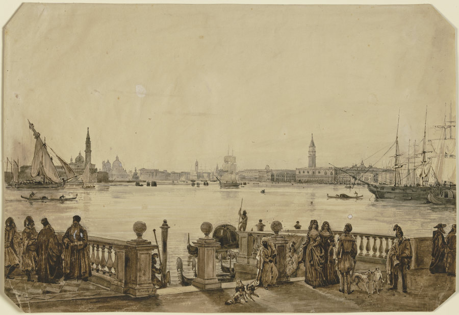 View on Venice a Friedrich Nerly