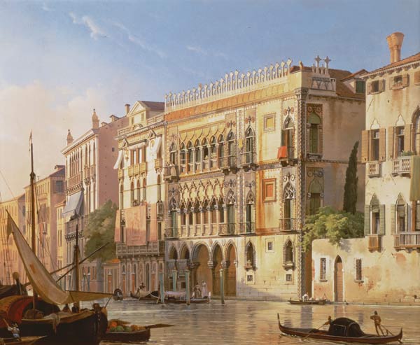 The Ca' d'Oro, Venice a Friedrich Nerly