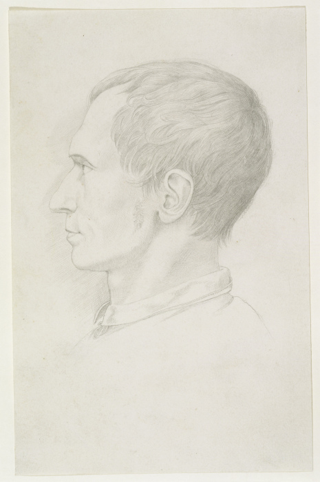 Portrait of Peter Cornelius a Friedrich Olivier