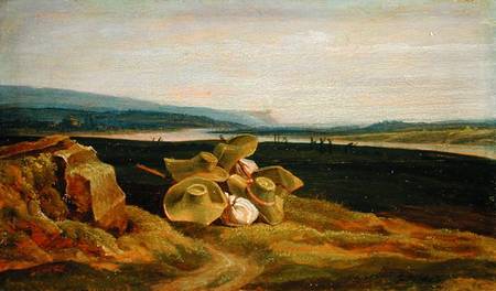 Landscape with Sun Hats a Friedrich Philipp Reinhold