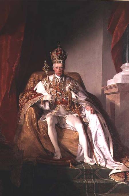 Emperor Francis I of Austria (1768-1835) a Friedrich von Amerling