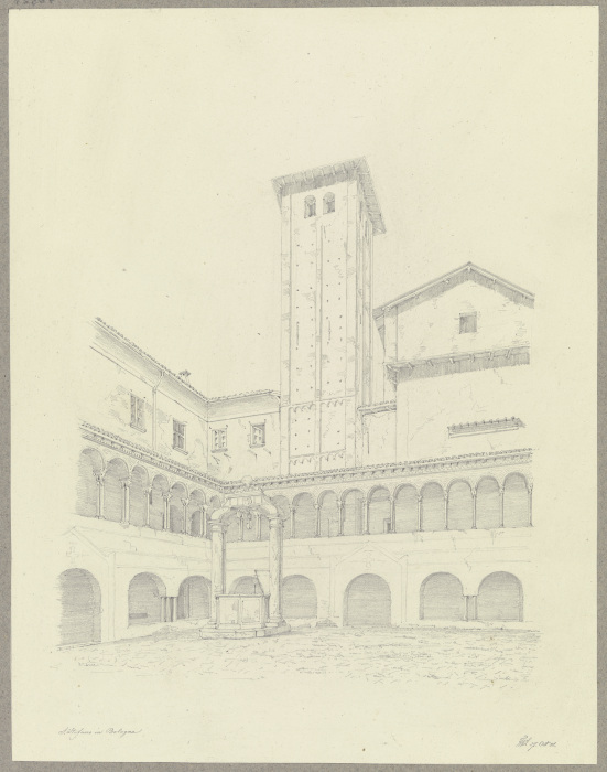 Der Kreuzgang von S. Stefano in Bologna a Friedrich Wilhelm Ludwig