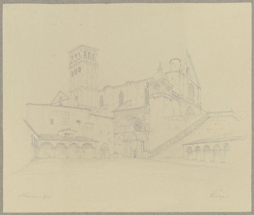 S. Francesco in Assisi a Friedrich Wilhelm Ludwig