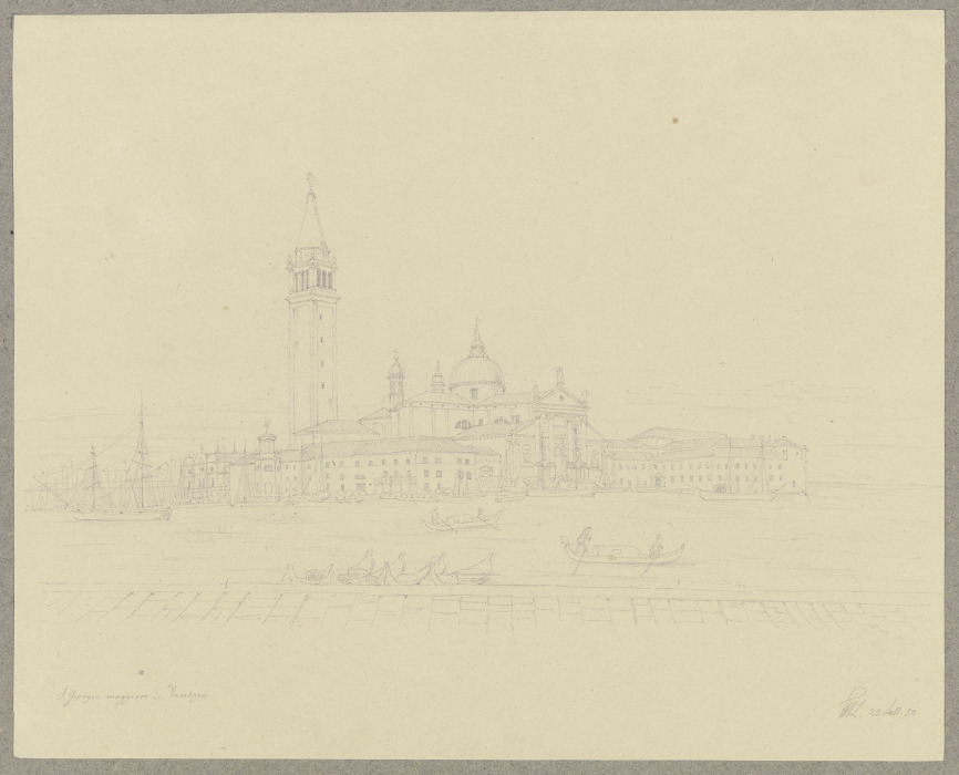 S. Giorgio Maggiore in Venedig a Friedrich Wilhelm Ludwig