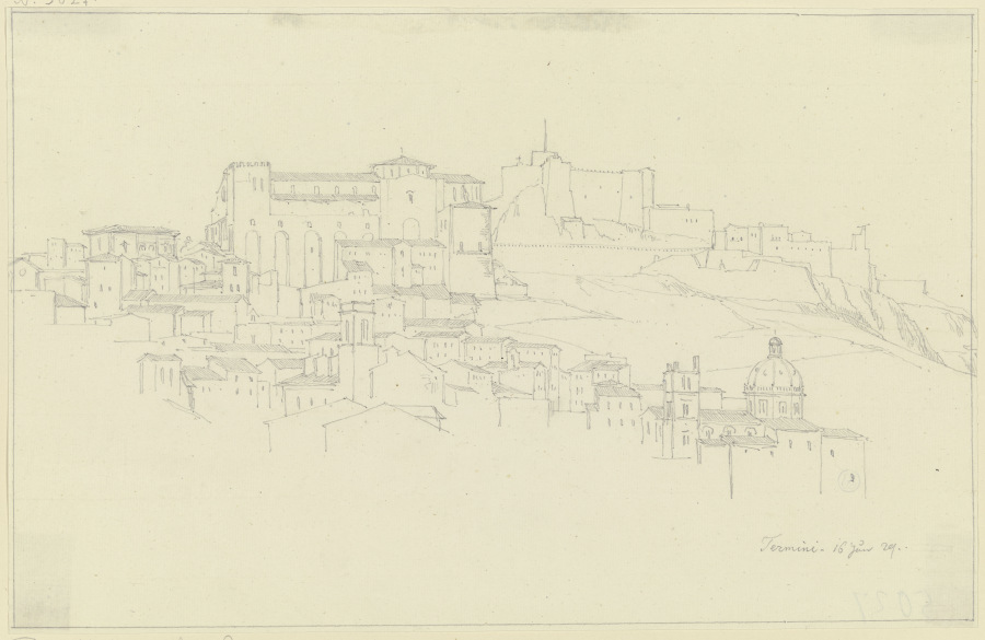 Ansicht von Termini bei Palermo a Friedrich Maximilian Hessemer