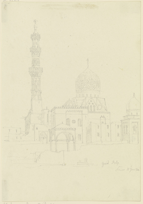Die Moschee Gaid Bäy in Kairo a Friedrich Maximilian Hessemer