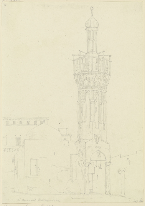 Die Moschee Sil Mohammed Haloaghi a Friedrich Maximilian Hessemer