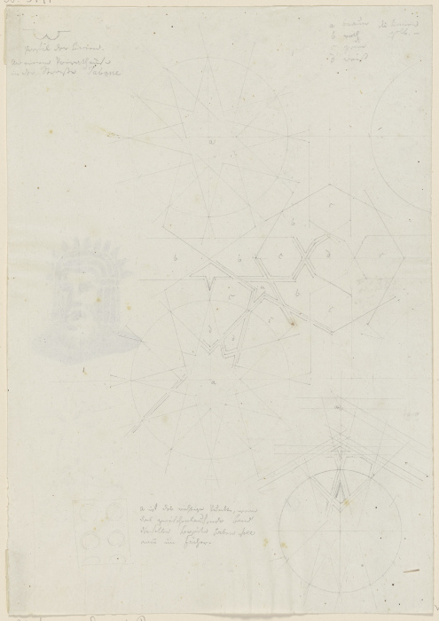 Geometrical pattern a Friedrich Maximilian Hessemer