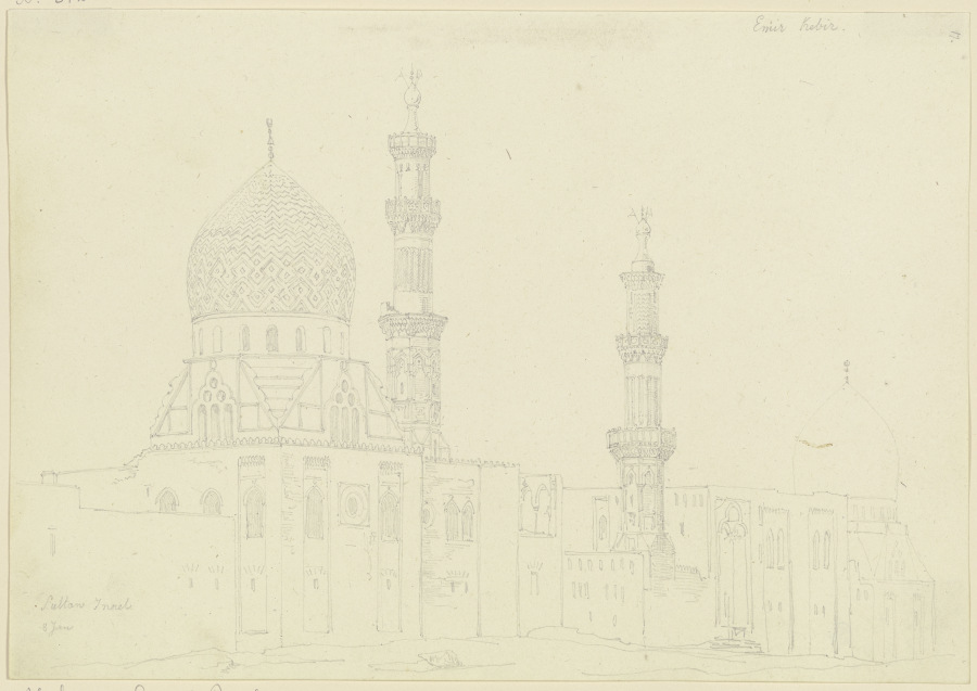 Moschee des Sultan Inael in Kairo a Friedrich Maximilian Hessemer