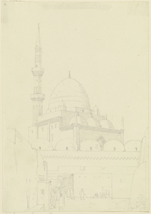 Mosque in Syout a Friedrich Maximilian Hessemer
