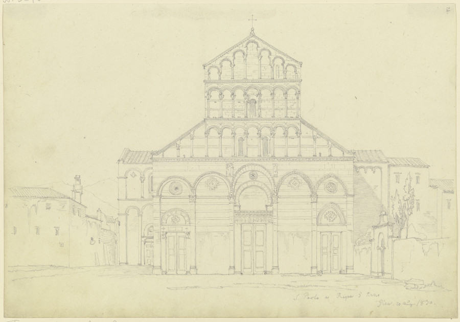 S. Paolo a Ripa d’Arno in Pisa a Friedrich Maximilian Hessemer