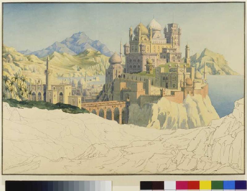 Vision einer islamischen Stadt a Friedrich Maximilian Hessemer