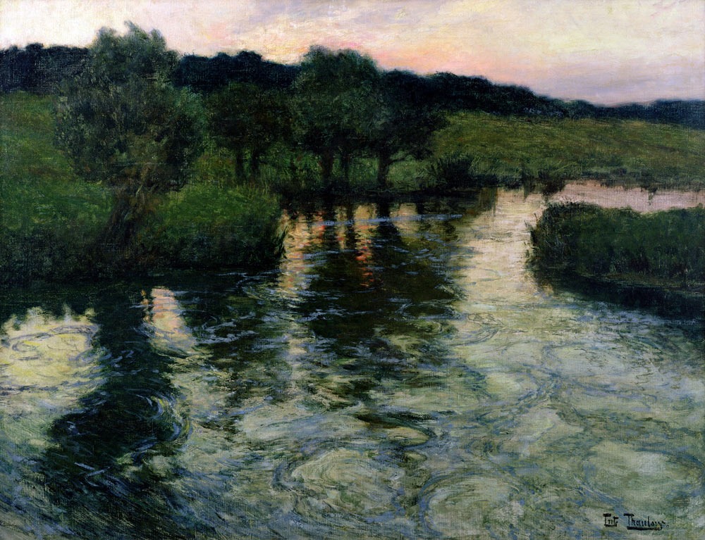 Landscape with a River a Frits Thaulow