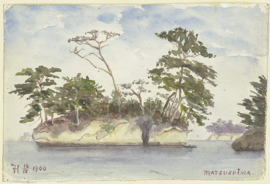 Inselgruppe vor Matsushima a Fritz Hauck
