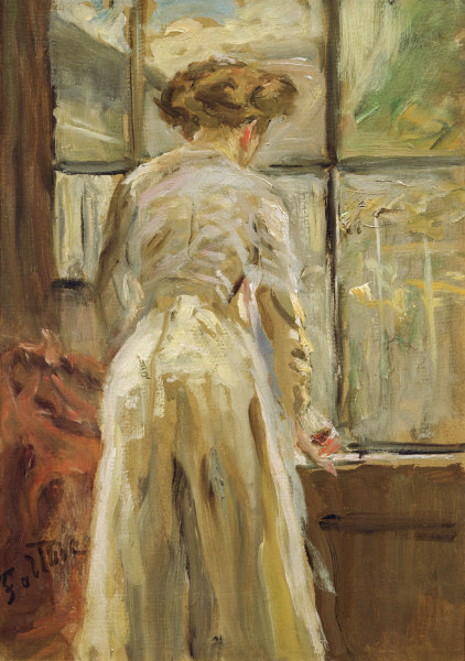 Fritz von Uhde, Woman at the Window a Fritz von Uhde