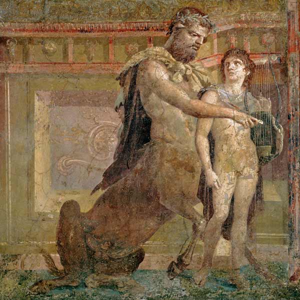 The Education of Achilles a from Herculaneum Chiron