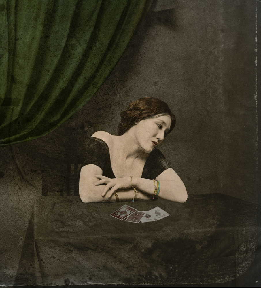 Photographer unknown &quot;A card-divining Victorian lady&quot; a Fuyuki Hattori