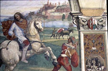Man on Horseback, from the Life of St. Benedict a G. Signorelli