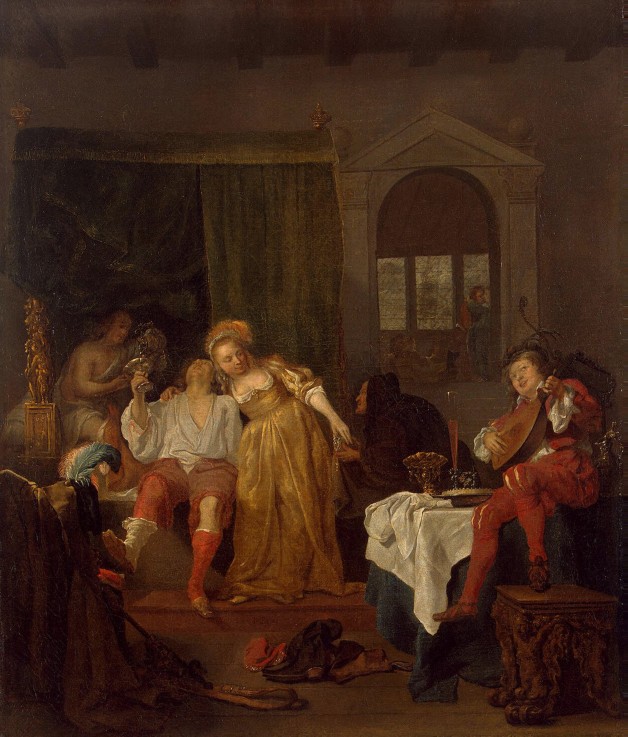 The Parable of the prodigal son a Gabriel Metsu