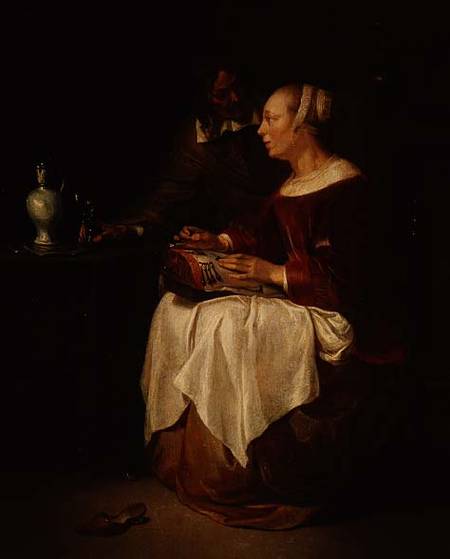 The Lacemaker a Gabriel Metsu